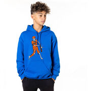 Baseball Hooded Sweatshirt - Home Run Zombie