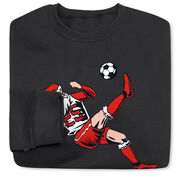 Soccer Crewneck Sweatshirt - Soccer Santa