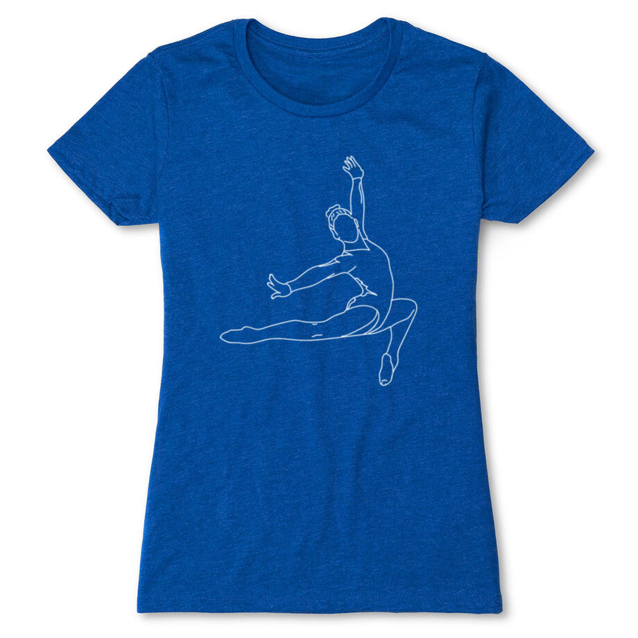 Gymnastics Women's Everyday Tee - Gymnast Sketch
