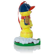 Softball Ornament - Softball Snowman