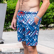 Baseball Swim Trunks - All American