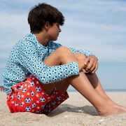 Soccer Swim Trunks - All American