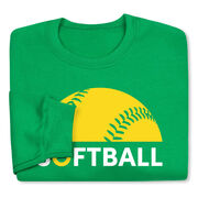 Softball Crewneck Sweatshirt - Modern Softball