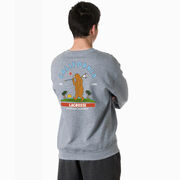 Guys Lacrosse Crewneck Sweatshirt - California Lacrosse (Back Design)