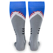 Woven Yakety Yak! Knee High Socks - Shark Attack