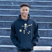 Soccer Hooded Sweatshirt - Skeleton Striker