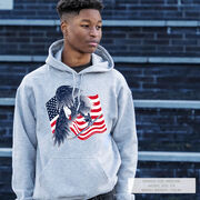 Hockey Hooded Sweatshirt - Hockey Eagle