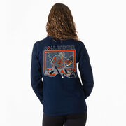 Hockey Tshirt Long Sleeve - Goal Buster (Back Design)