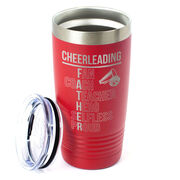 Cheerleading 20 oz. Double Insulated Tumbler - Cheerleading Father Words