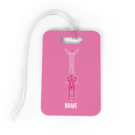 Cheerleading Bag/Luggage Tag - Cheer Stunt