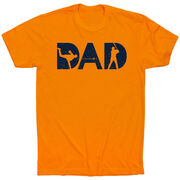 Baseball T-Shirt Short Sleeve - Baseball Dad Silhouette