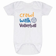 Volleyball Baby One-Piece - Crawl Walk Volleyball