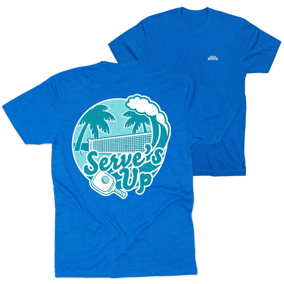 Pickleball Short Sleeve T-Shirt - Serve's Up (Back Design)