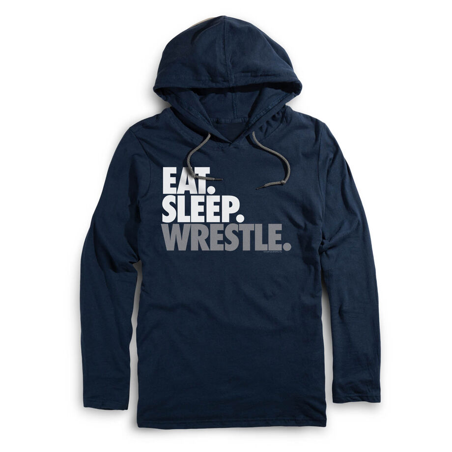 Men's Wrestling Lightweight Hoodie - Eat Sleep Wrestle
