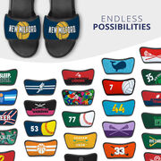 Volleyball Repwell&reg; Sandal Straps - Volleyball with Text