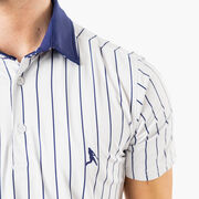 Baseball Short Sleeve Polo Shirt - Pinstripes Baseball