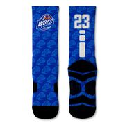 Custom Team Graphic Flex Mid-Calf Socks - Basketball