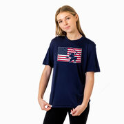 Hockey Short Sleeve Performance Tee - Patriotic Hockey