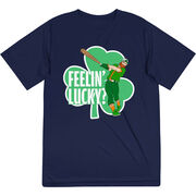 Baseball Short Sleeve Performance Tee - Feelin' Lucky Baseball