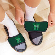 Personalized Repwell&reg; Slide Sandals - Name and Number