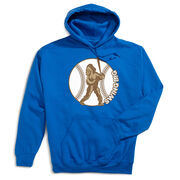 Baseball Hooded Sweatshirt - Baseball Bigfoot