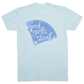 Softball Short Sleeve T-Shirt - Good Girls Steal