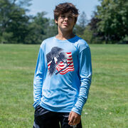 Baseball Long Sleeve Performance Tee - Baseball Eagle