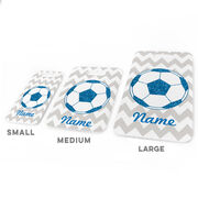 Soccer Bag/Luggage Tag - Personalized Glitter Soccer Ball