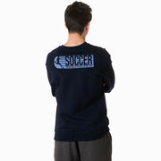 Soccer Crewneck Sweatshirt - 100% Of The Shots (Back Design)