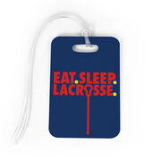 Girls Lacrosse Bag/Luggage Tag - Eat Sleep Lacrosse