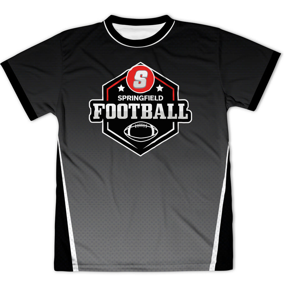 Custom Team Short Sleeve Velocitee T-Shirt -  Football