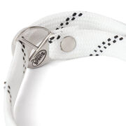 Hockey Lace Bracelet White Adjustable Wrister Bracelet