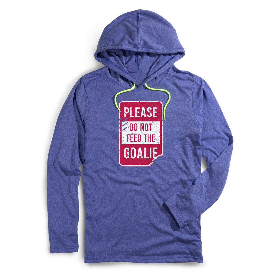 Men's Lightweight Hoodie - Don’t Feed The Goalie