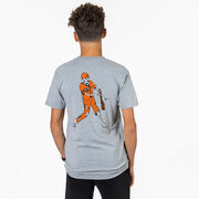 Baseball Short Sleeve T-Shirt - Home Run Zombie (Back Design)