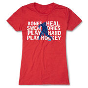 Hockey Women's Everyday Tee - Bones Heal Hockey