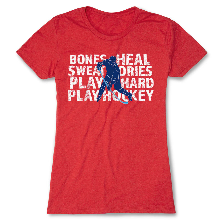 Hockey Women's Everyday Tee - Bones Heal Hockey