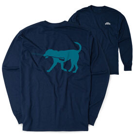 Crew Tshirt Long Sleeve - Cody The Crew Dog (Back Design)