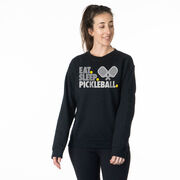 Pickleball Crewneck Sweatshirt - Eat. Sleep. Pickleball