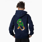Hockey Hooded Sweatshirt - St. Hat-Trick (Back Design) 