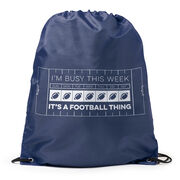 Football Drawstring Backpack - 24-7 Football