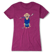 Hockey Women's Everyday Tee - Puck The Hockey Dog