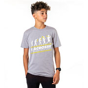 Guys Lacrosse Short Sleeve T-Shirt - Evolution of Lacrosse