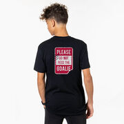 Short Sleeve T-Shirt - Don’t Feed The Goalie (Back Design)