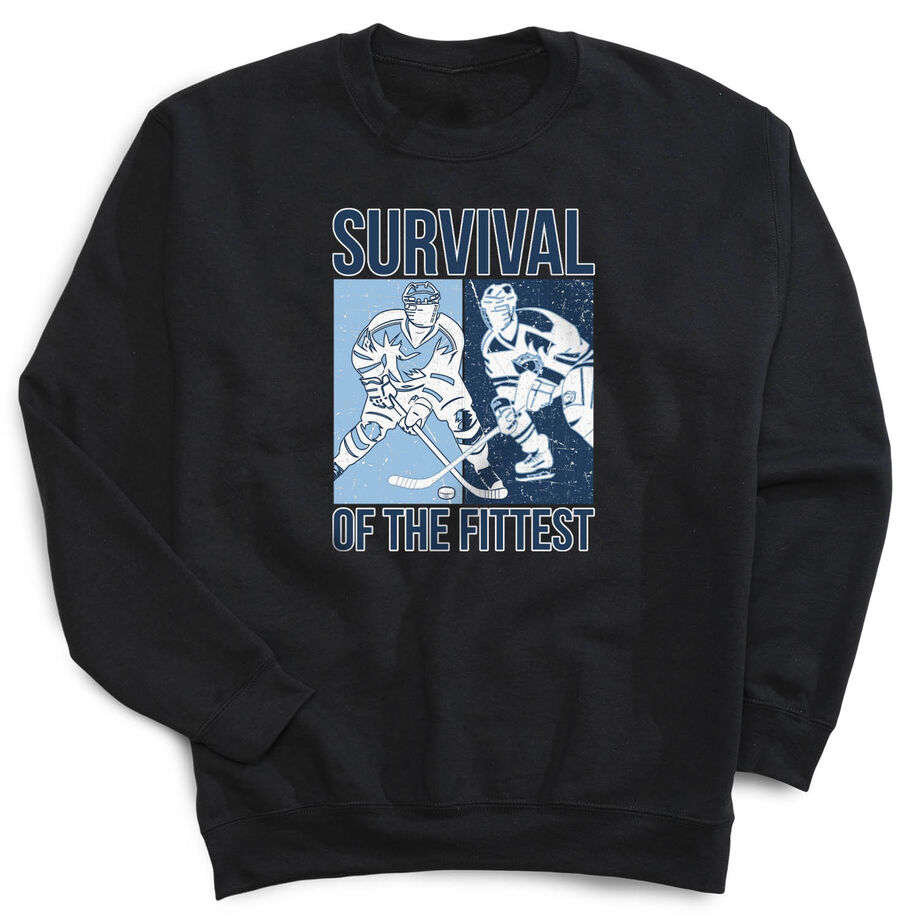 Hockey Crewneck Sweatshirt - Survival of the Fittest