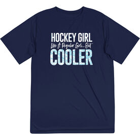 Hockey Short Sleeve Performance Tee - Hockey Girls Are Cooler