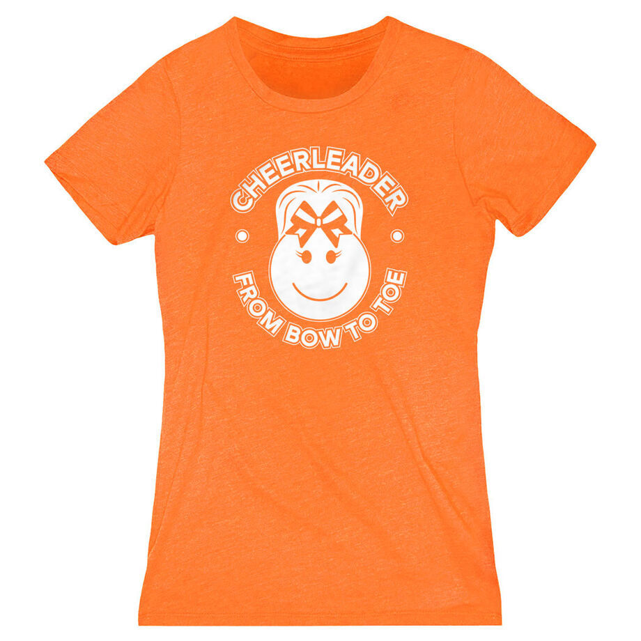 Cheerleading Women's Everyday Tee - Cheerleader From Bow To Toe