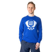 Pickleball Tshirt Long Sleeve - I'd Rather Be Playing Pickleball