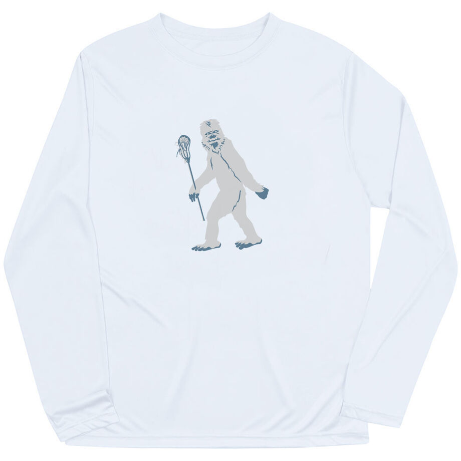 Guys Lacrosse Long Sleeve Performance Tee - Yeti