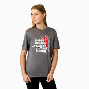 Hockey Short Sleeve Performance Tee - Lace 'Em Up And Light The Lamp