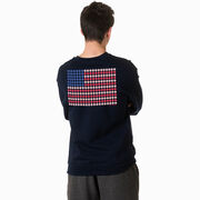 Baseball Crewneck Sweatshirt - Patriotic Baseball (Back Design)